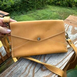 Portland Leather Convertible Envelope Crossbody Bag